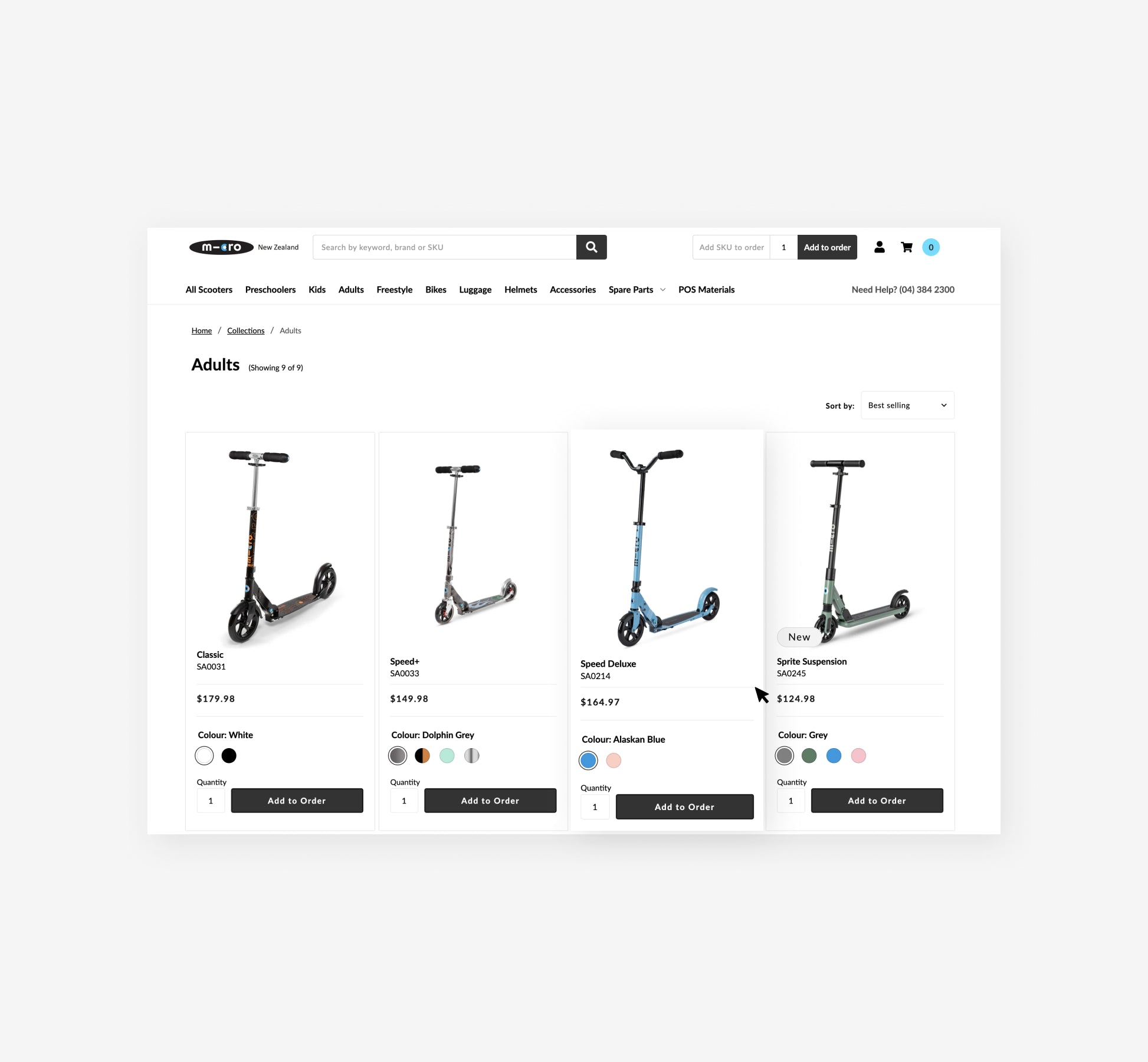 Micro Scooters B2B