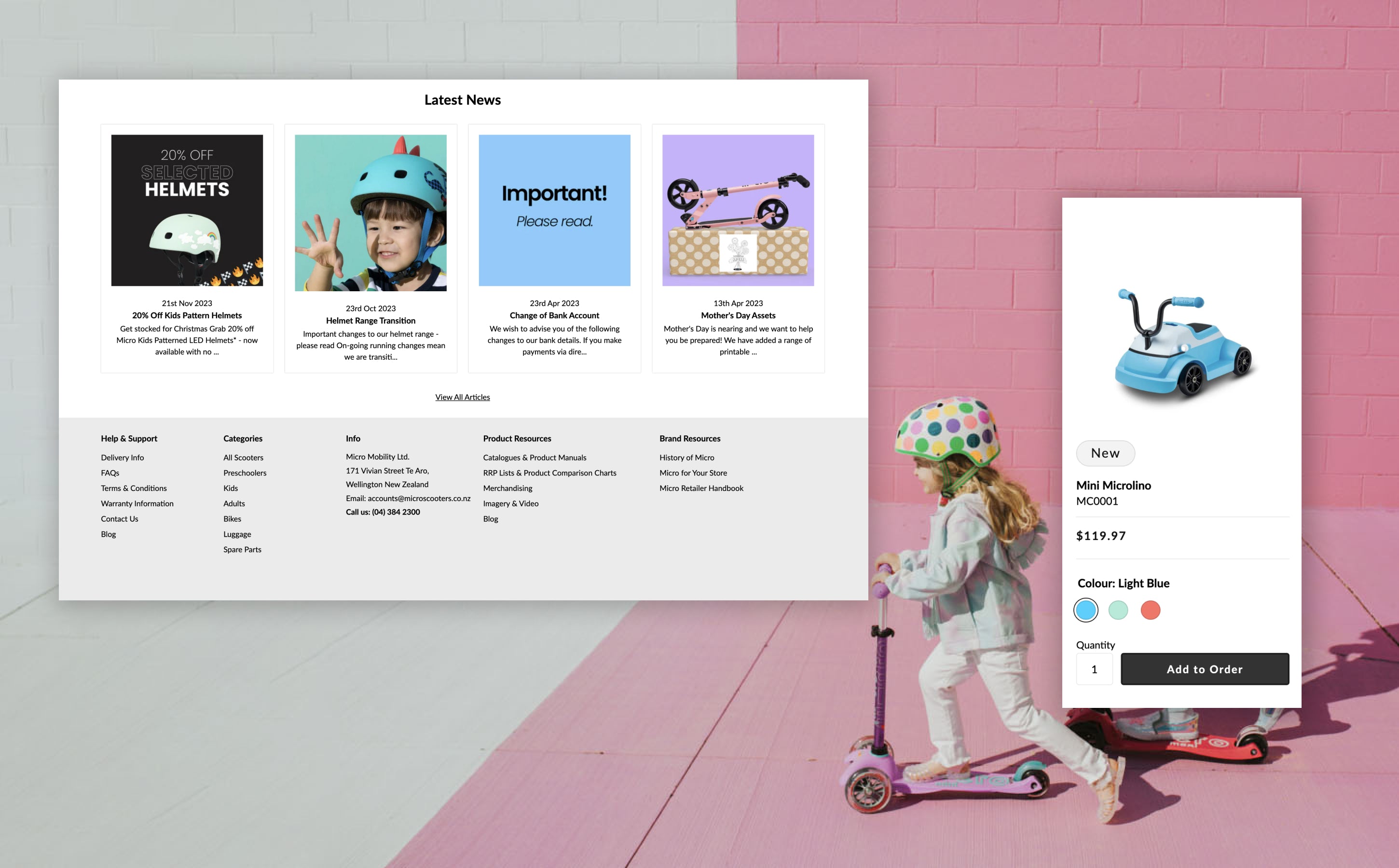 Micro Scooters B2B